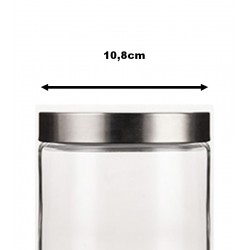 Pote 1,65l Com Tampa Inox